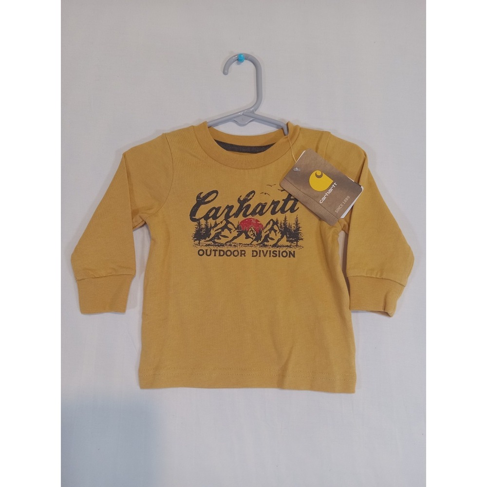 Carhartt Infant  Long‎ Sleeve Shirt Size 3 Months Multicolor New